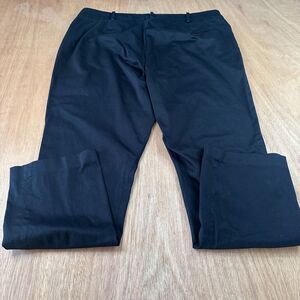 Lauren Ralph Lauren Black Dress Pants Women Size 16 Straight Leg